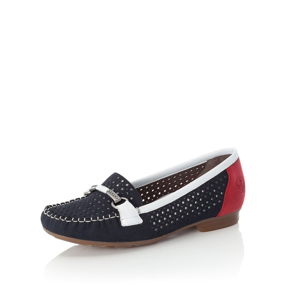 Slip On Rieker 40065-14 Bleu Femme | ODY-4463834