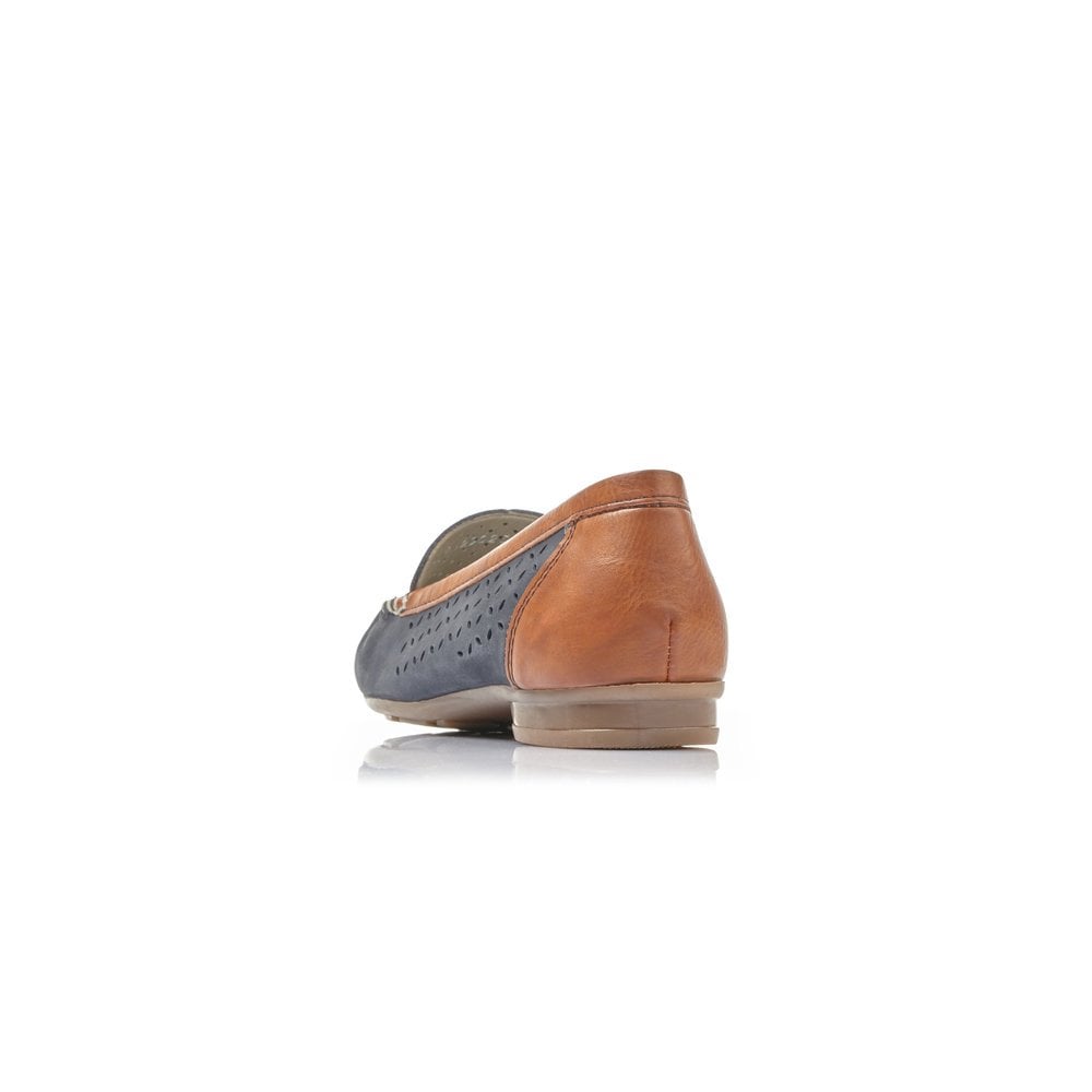 Slip On Rieker 40086-14 Bleu Femme | UPK-4563938