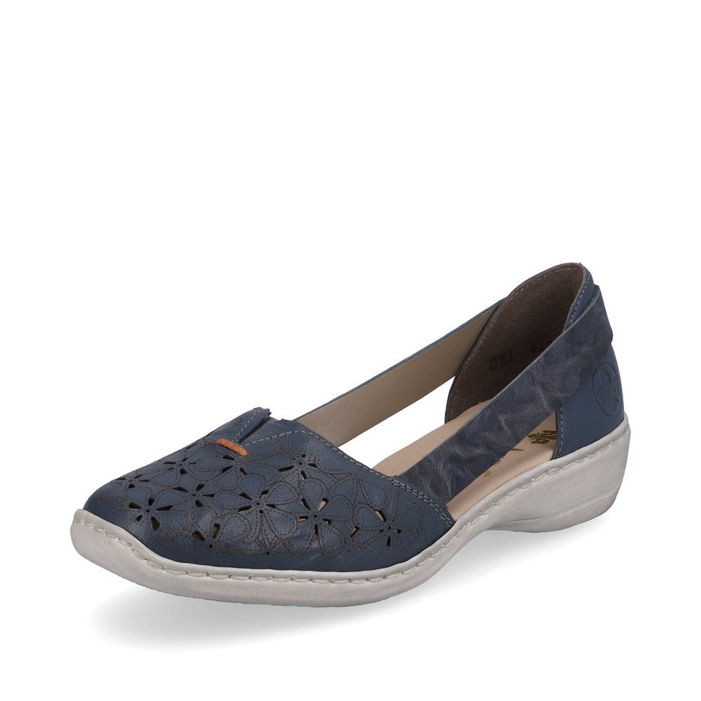 Slip On Rieker 41356-12 Bleu Femme | KVH-4343107