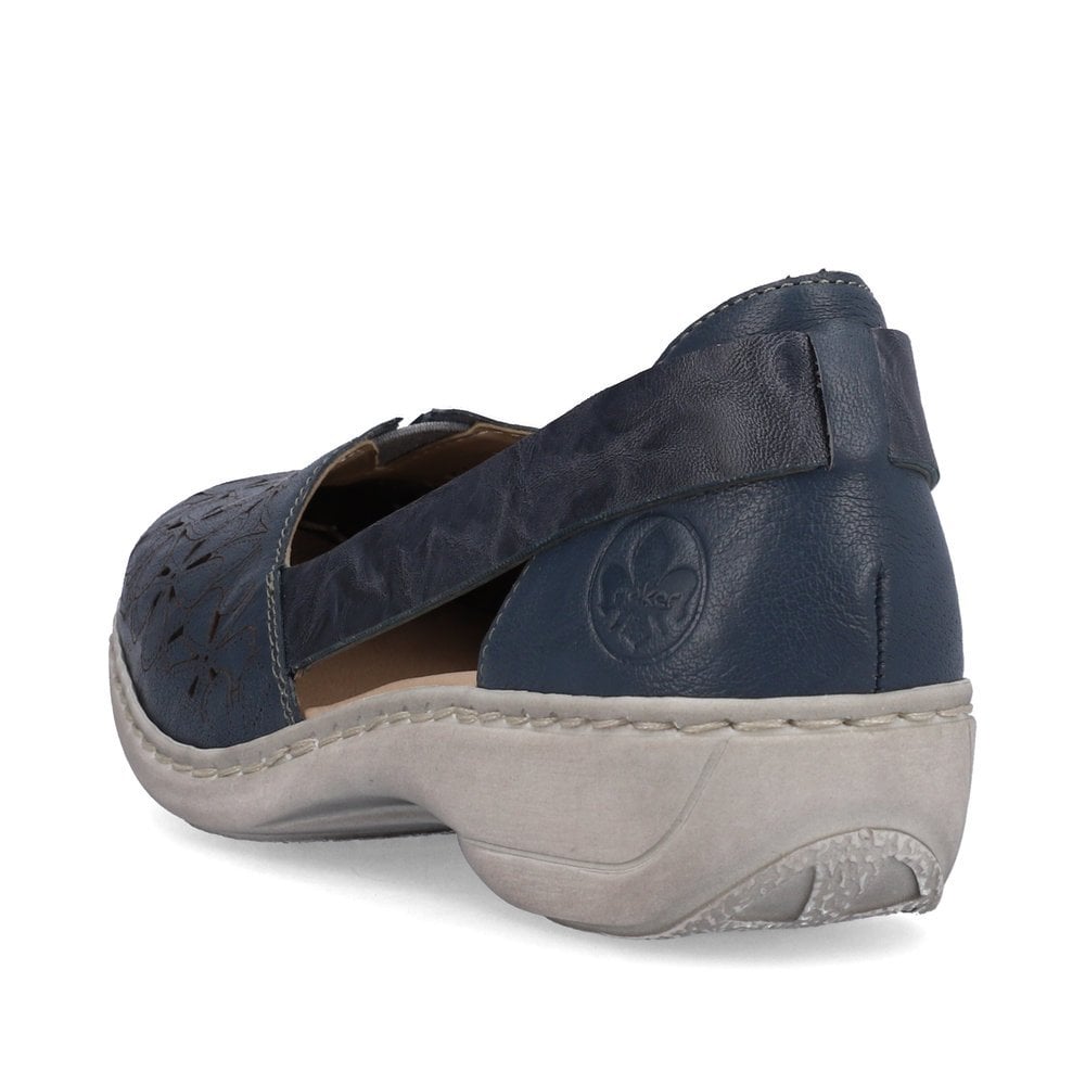 Slip On Rieker 41356-12 Bleu Femme | KVH-4343107