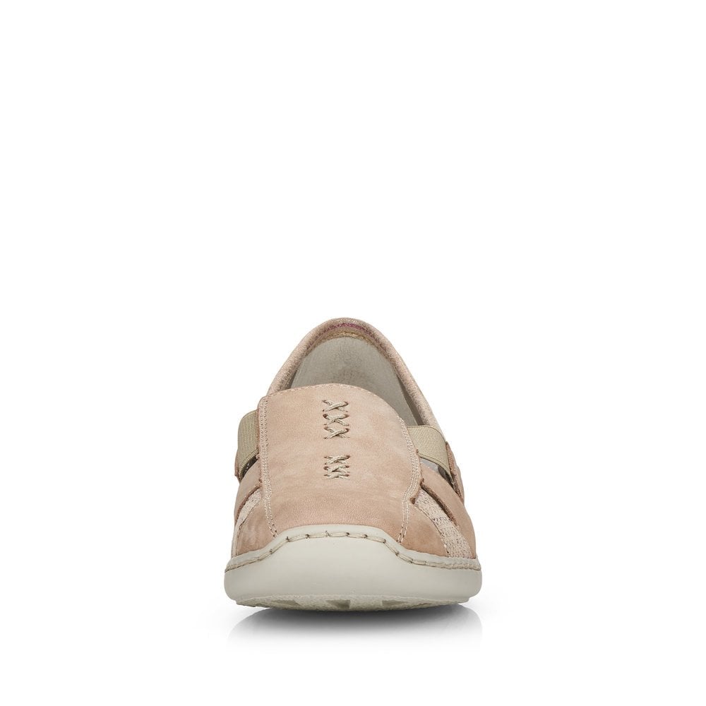 Slip On Rieker 41385-60 Beige Femme | VSK-7104775