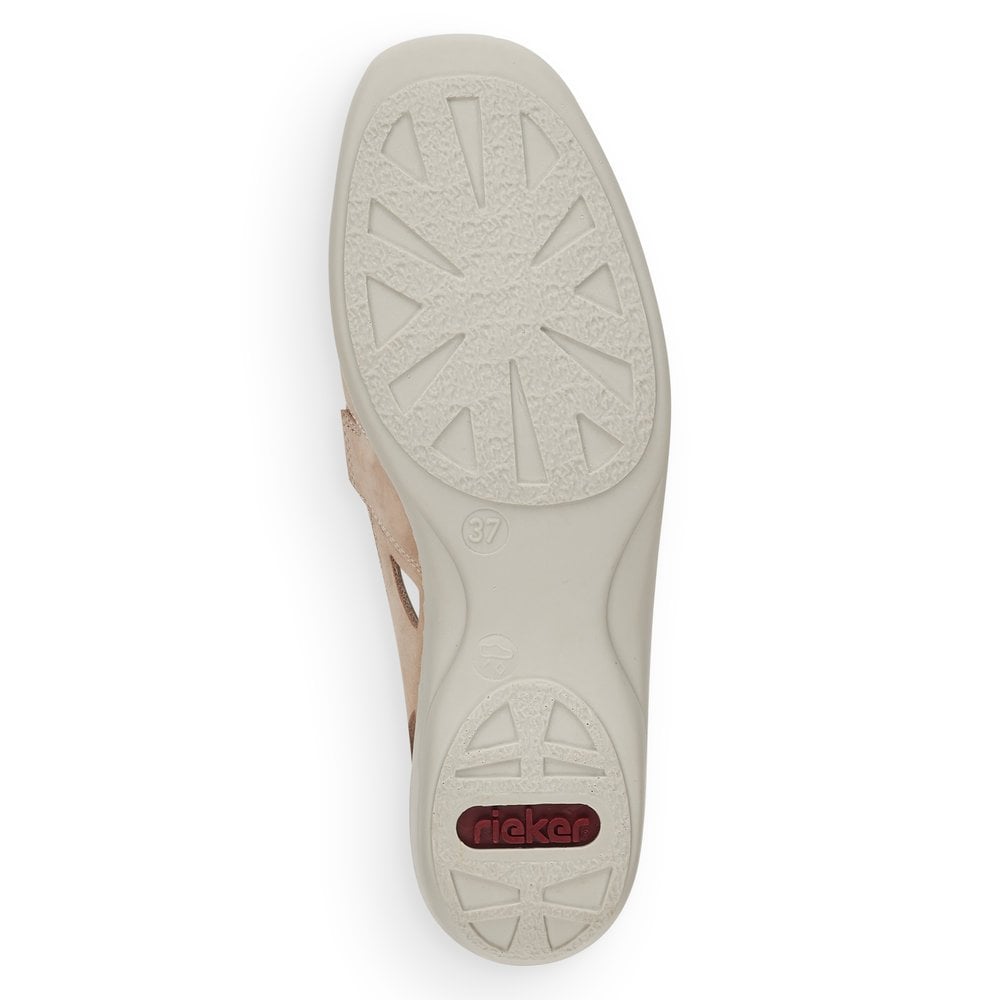 Slip On Rieker 41385-60 Beige Femme | VSK-7104775