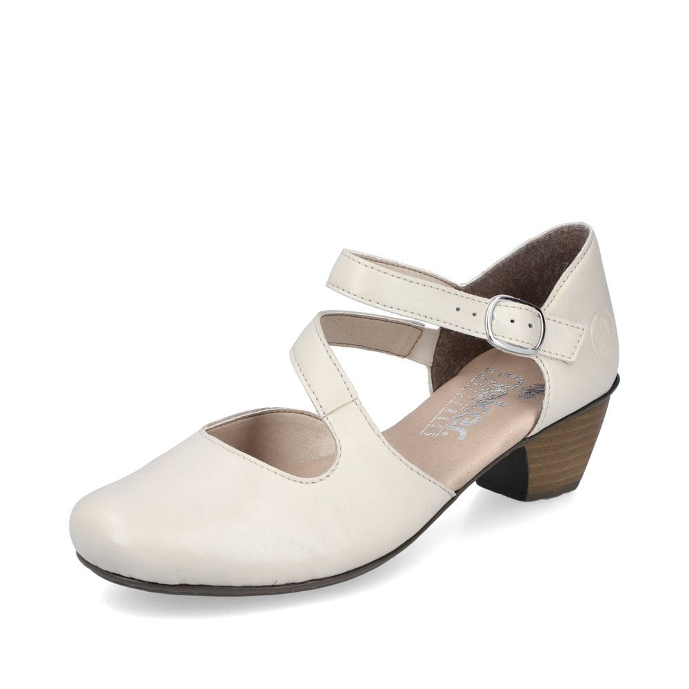 Ballerines Rieker 41780-80 Blanche Femme | XEY-1946116