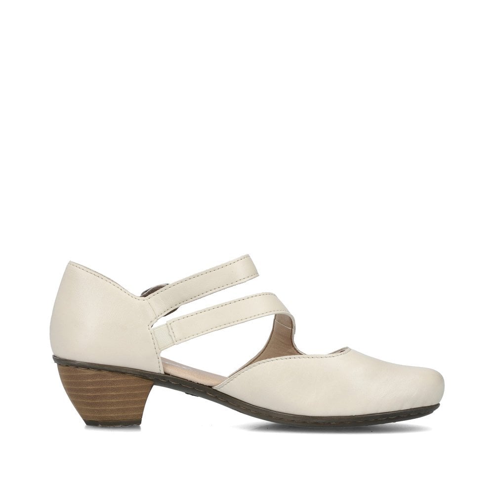 Ballerines Rieker 41780-80 Blanche Femme | XEY-1946116