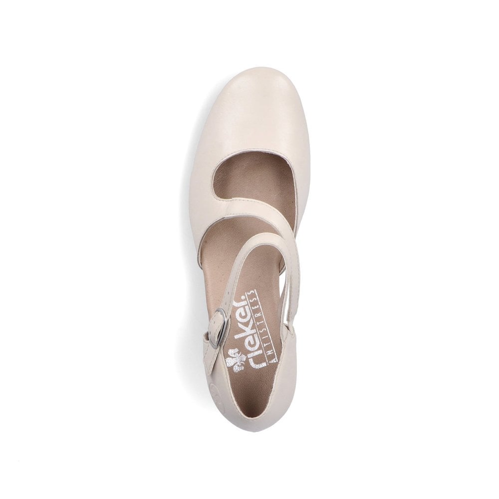 Ballerines Rieker 41780-80 Blanche Femme | XEY-1946116