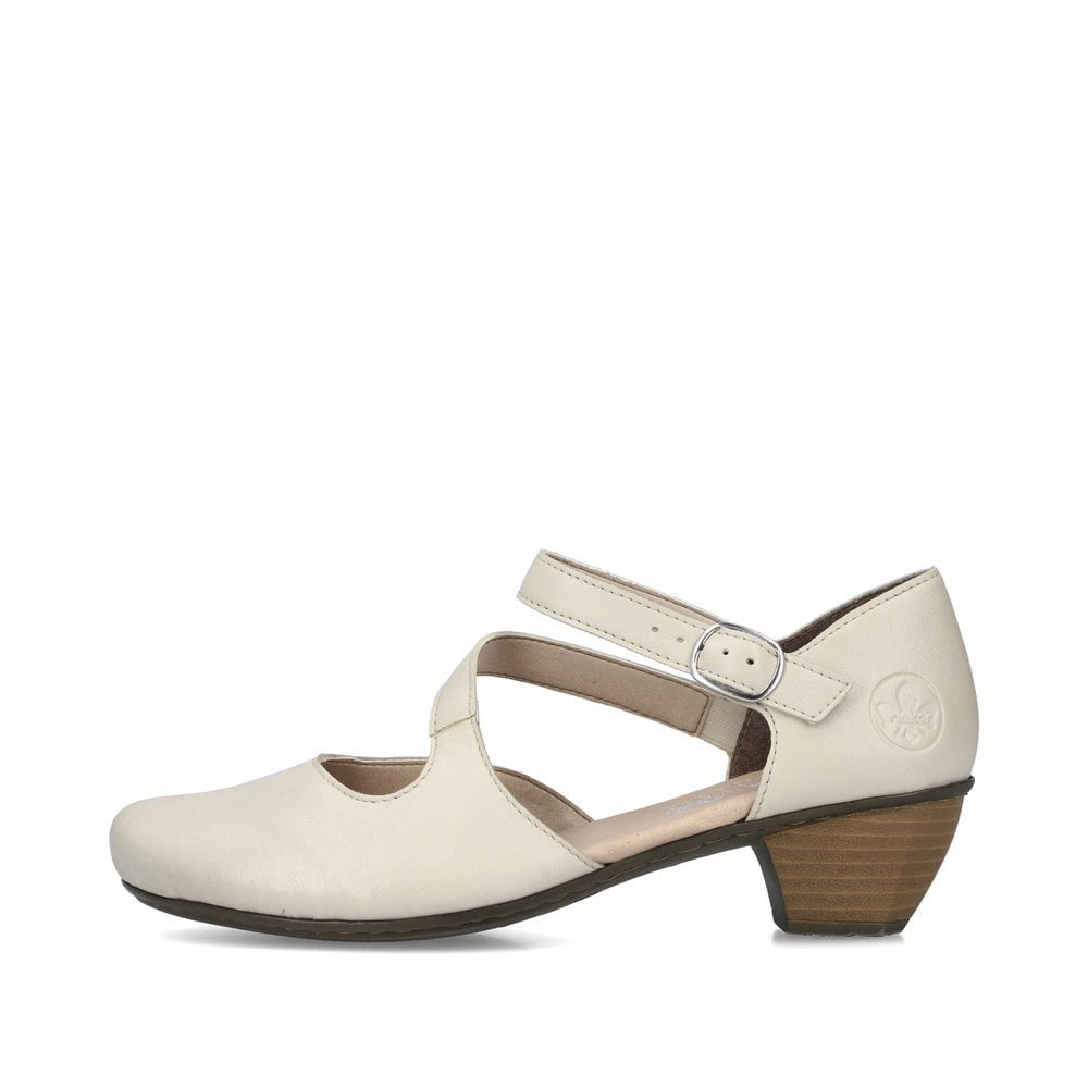 Ballerines Rieker 41780-80 Blanche Femme | XEY-1946116