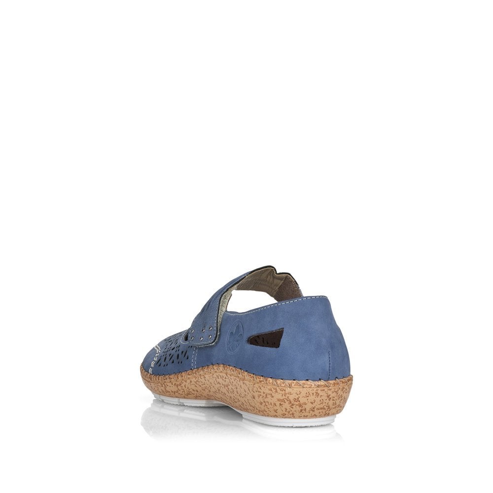 Ballerines Rieker 44896-15 Bleu Femme | TMH-9420490