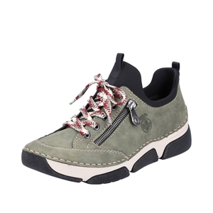 Basket Rieker 45973-54 Vert Femme | OQT-6955396