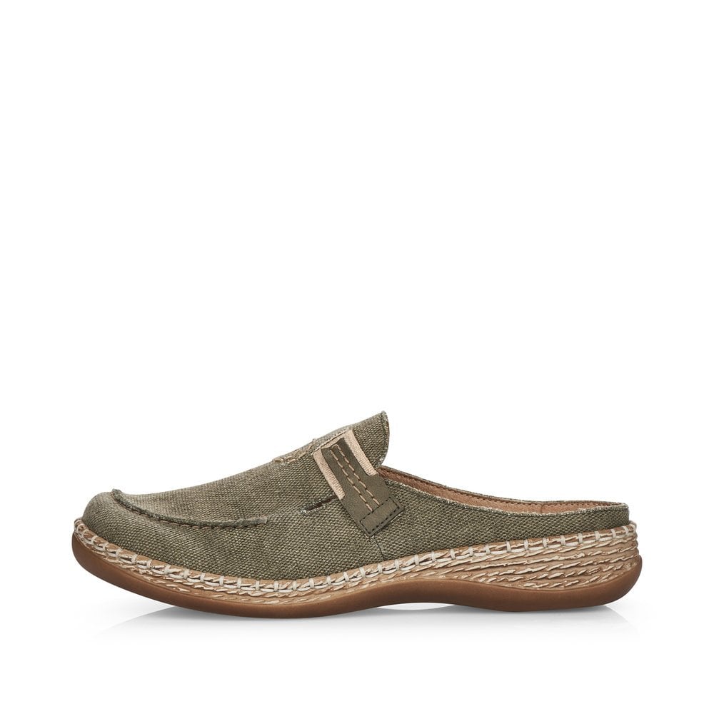 Slip On Rieker 46493-54 Vert Femme | HBV-1295924