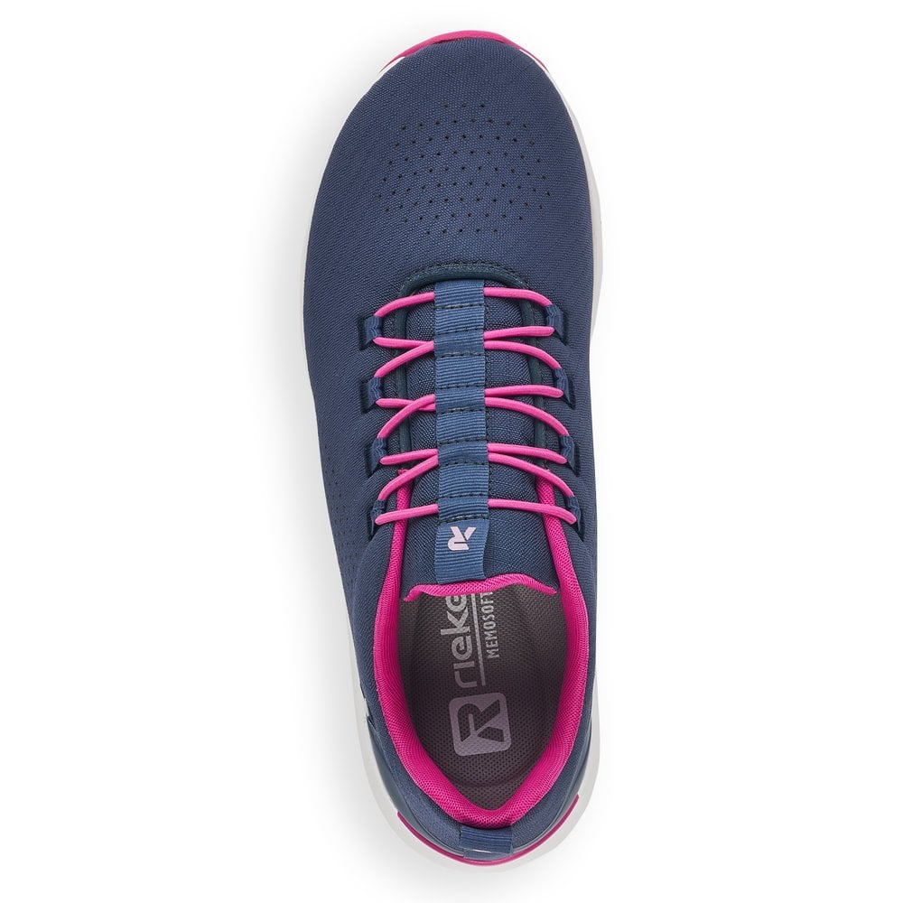 Basket Rieker R-Evolution 40401-14 Bleu Femme | CTE-5087754