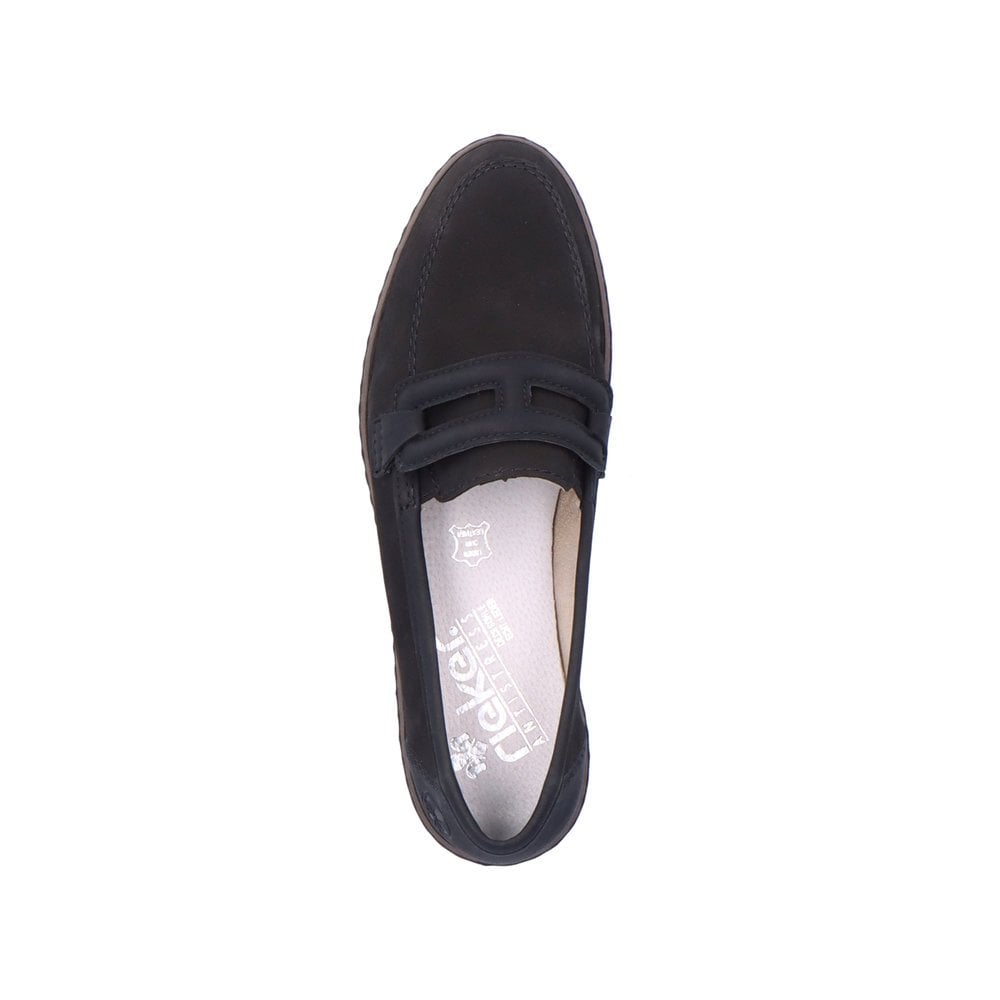 Slip On Rieker 51864-00 Noir Femme | RBW-1885822