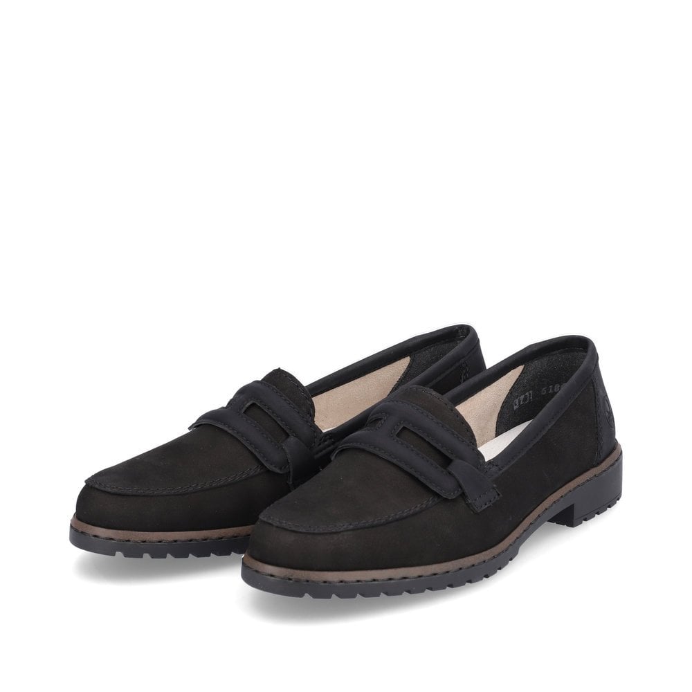 Slip On Rieker 51864-00 Noir Femme | RBW-1885822