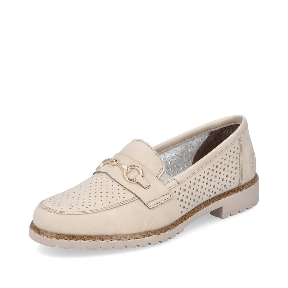 Slip On Rieker 51865-60 Beige Femme | UMG-2064547