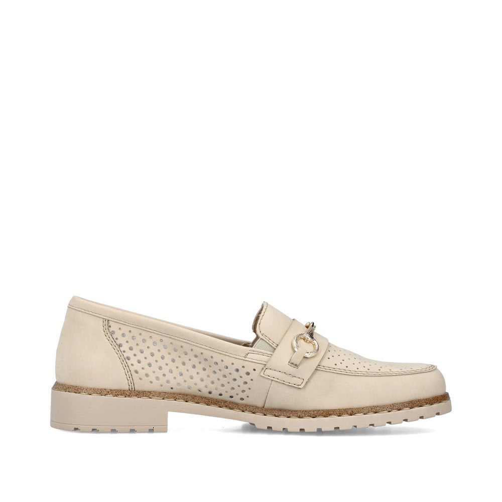 Slip On Rieker 51865-60 Beige Femme | UMG-2064547