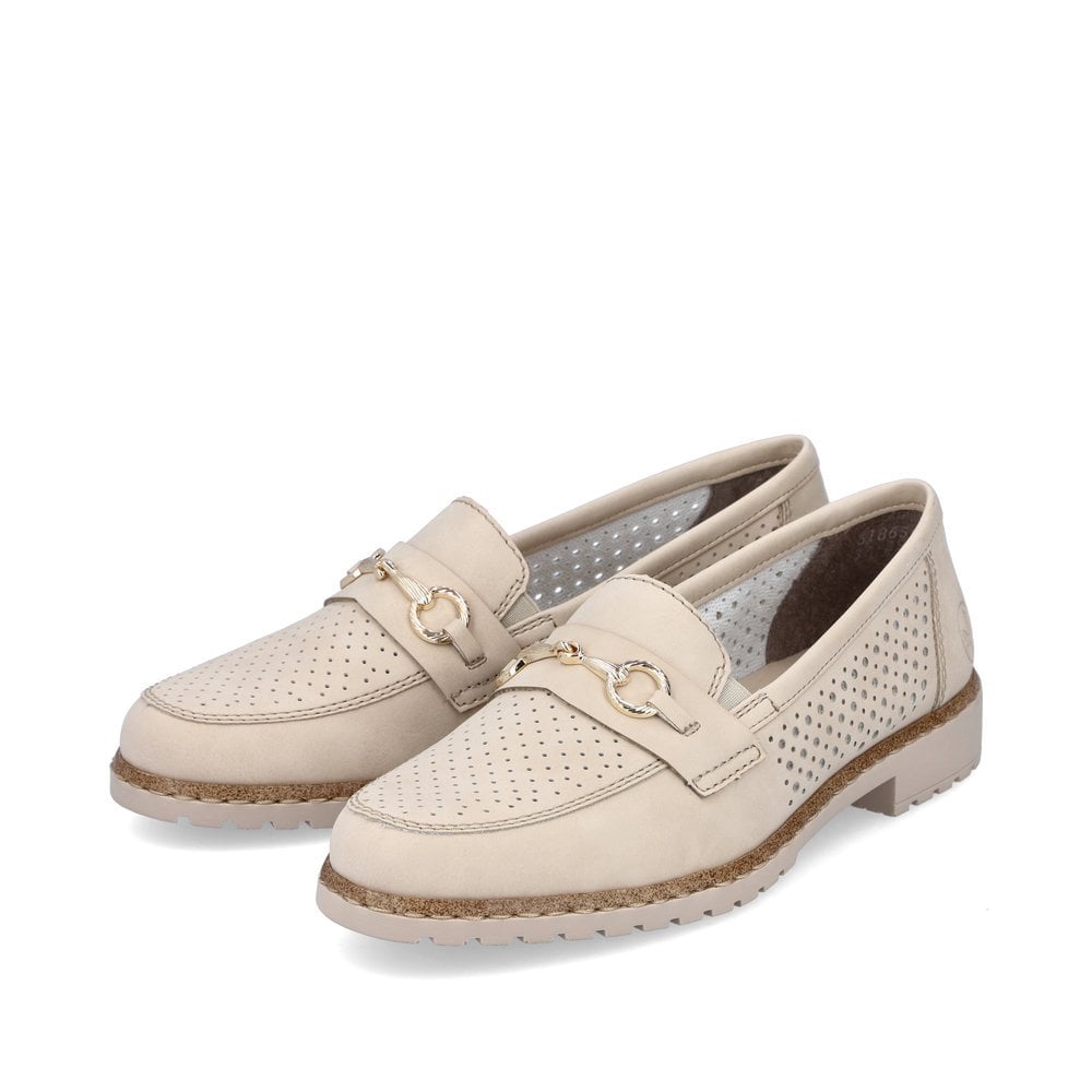 Slip On Rieker 51865-60 Beige Femme | UMG-2064547