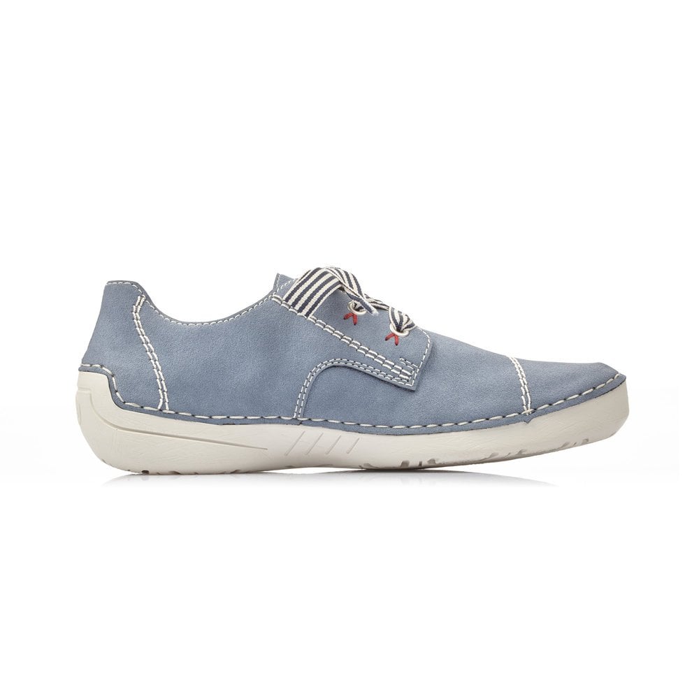 Basket Rieker 52520-14 Bleu Femme | YCV-8408547