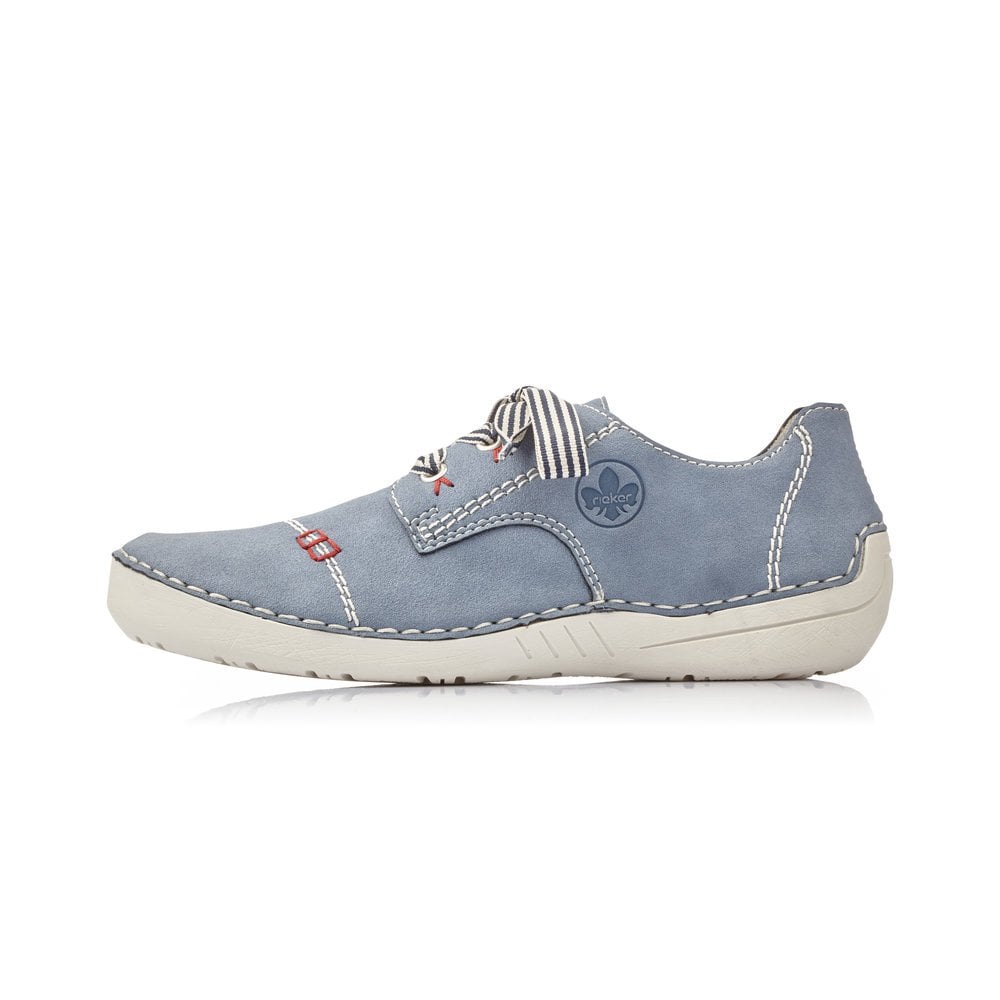 Basket Rieker 52520-14 Bleu Femme | YCV-8408547