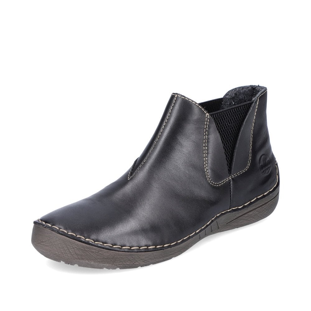 Chelsea Boots Rieker 52553-00 Noir Femme | AJV-3829994