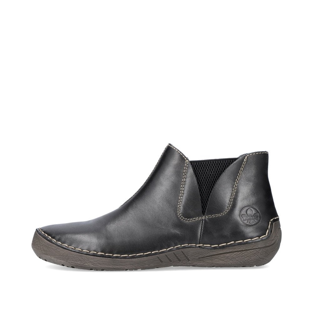 Chelsea Boots Rieker 52553-00 Noir Femme | AJV-3829994