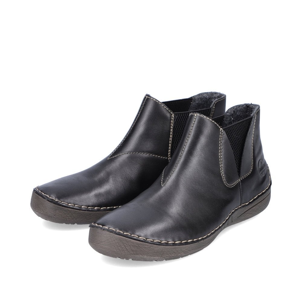 Chelsea Boots Rieker 52553-00 Noir Femme | AJV-3829994