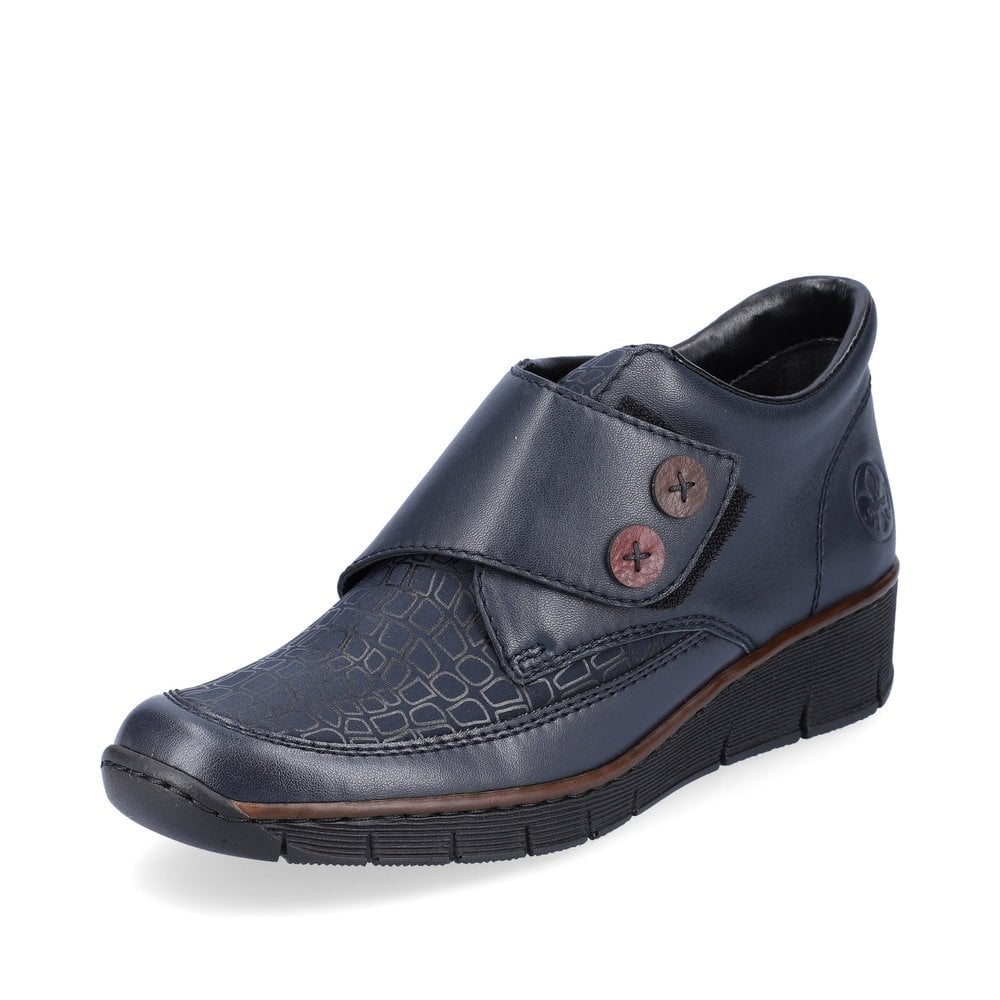 Slip On Rieker 53760-14 Bleu Femme | ESV-3237080