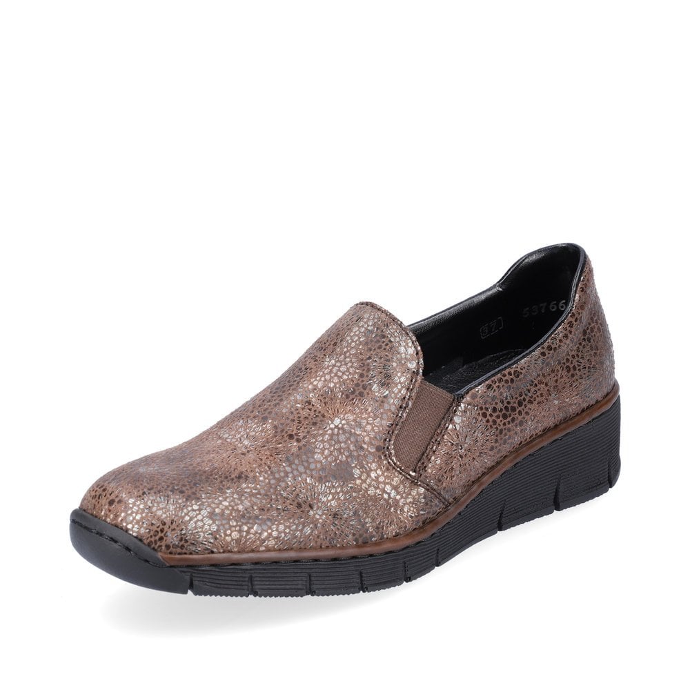 Slip On Rieker 53766-24 Marron Femme | WWF-1674863