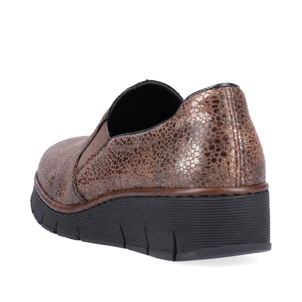 Slip On Rieker 53766-24 Marron Femme | WWF-1674863