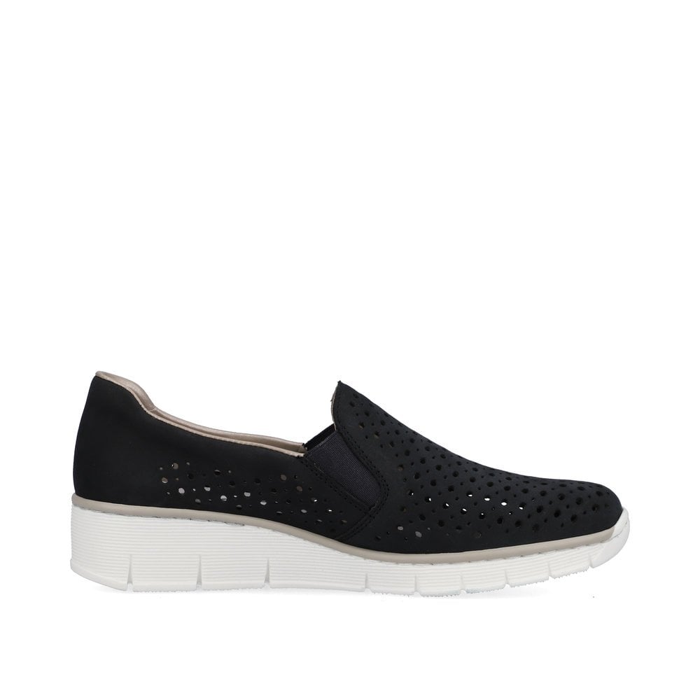 Slip On Rieker 53799-14 Bleu Femme | MMM-2412777