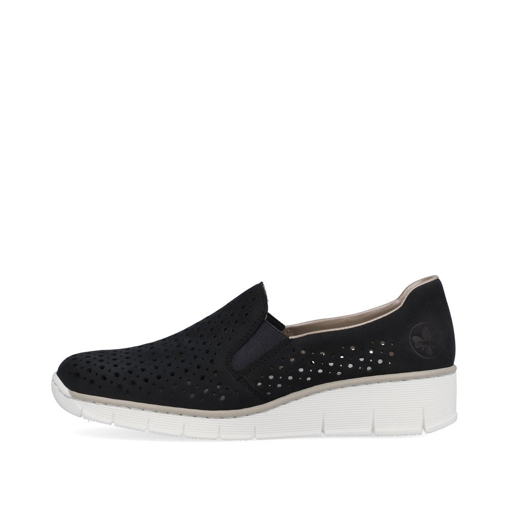 Slip On Rieker 53799-14 Bleu Femme | MMM-2412777