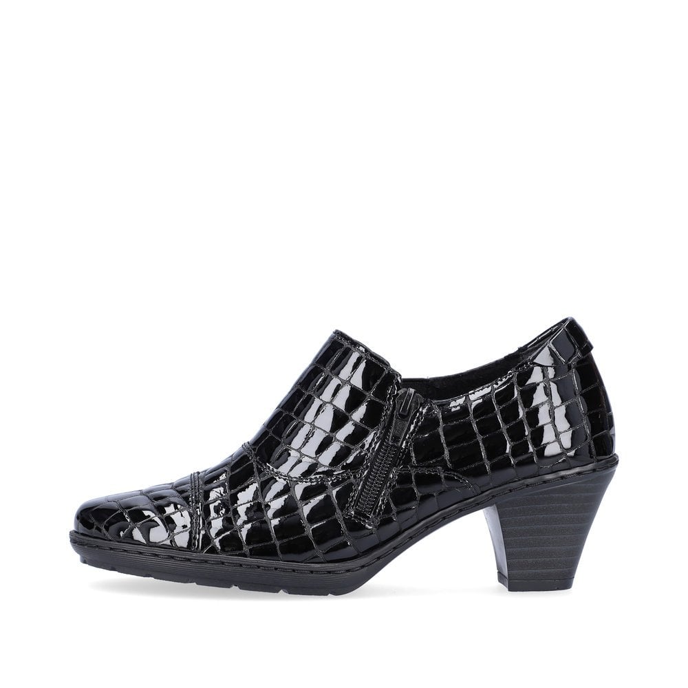 Slip On Rieker 57173-02 Noir Femme | RJP-4894465