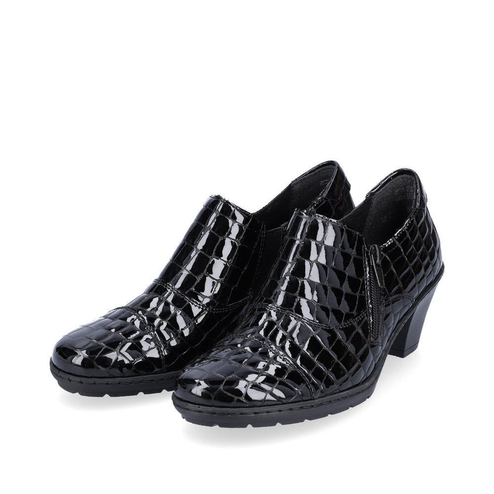 Slip On Rieker 57173-02 Noir Femme | RJP-4894465