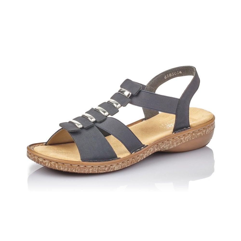 Sandales de Marche Rieker 62850-14 Bleu Femme | DRB-4988957