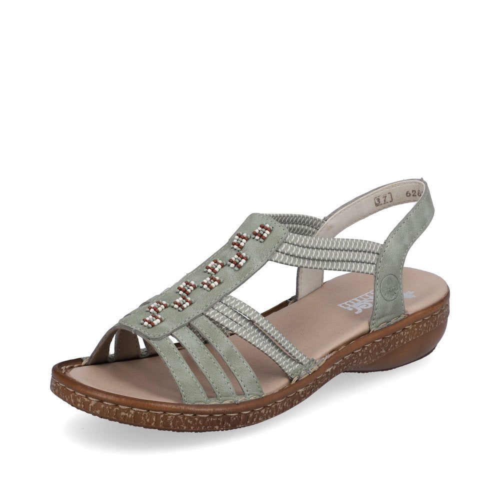 Sandales de Marche Rieker 62855-52 Vert Femme | WZO-1970590