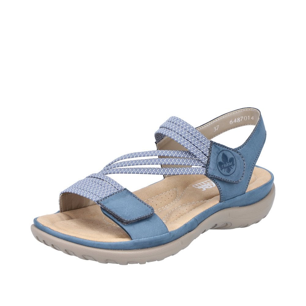 Sandales de Marche Rieker 64870-14 Bleu Femme | DOP-5656333