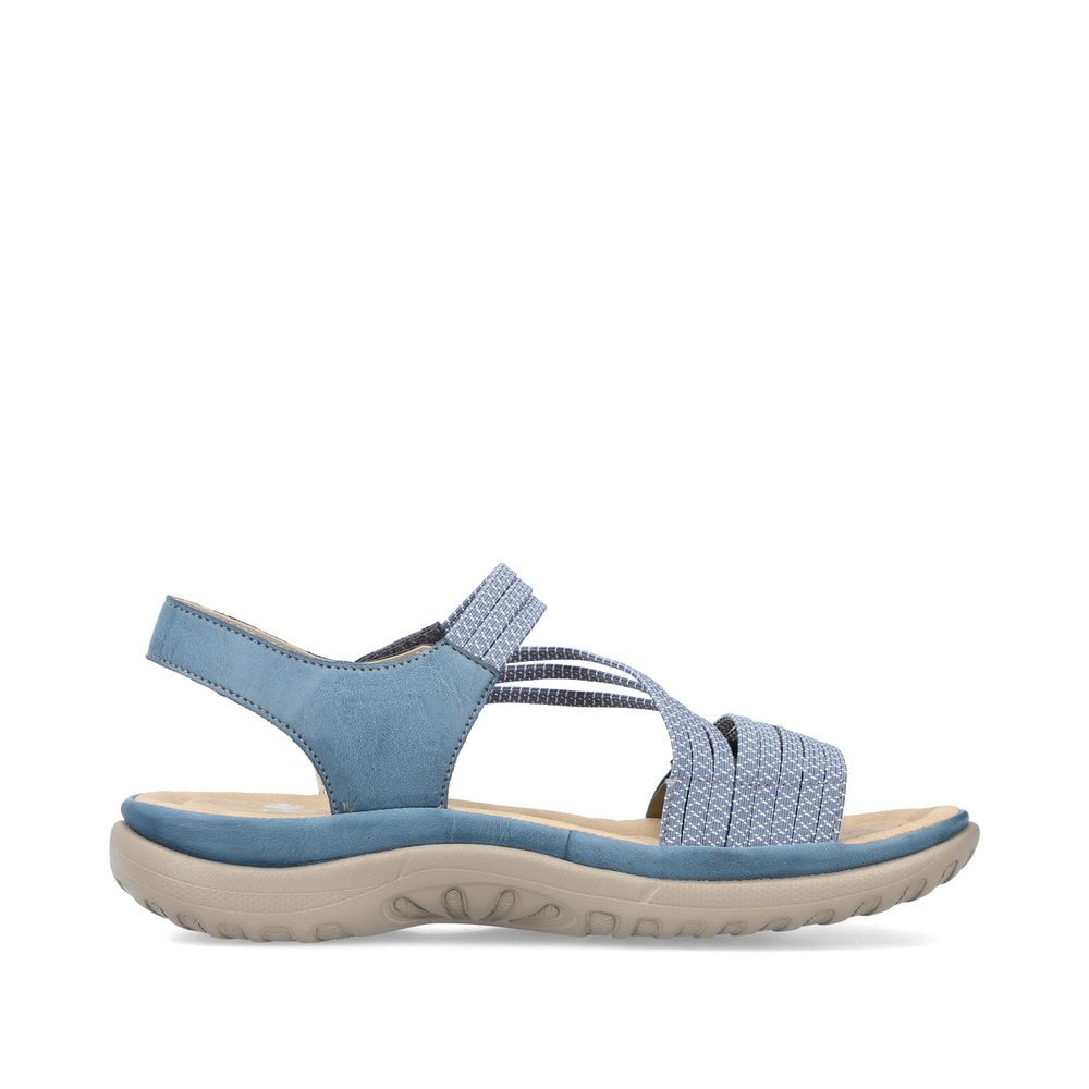 Sandales de Marche Rieker 64870-14 Bleu Femme | DOP-5656333