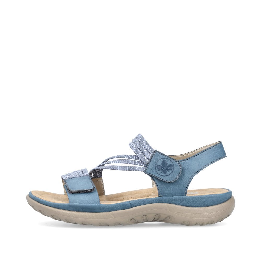 Sandales de Marche Rieker 64870-14 Bleu Femme | DOP-5656333