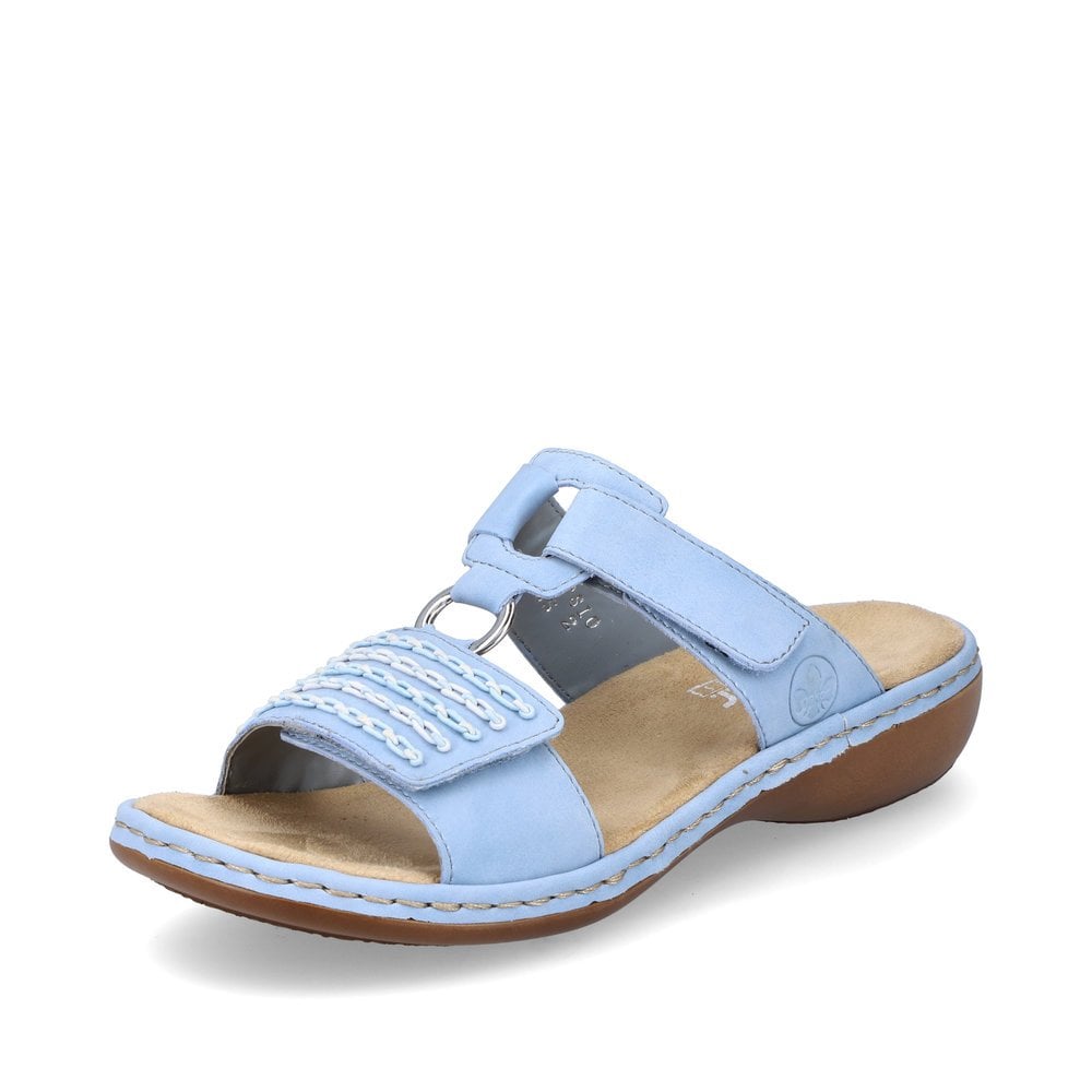 Pantoufles Rieker 659P8-10 Bleu Femme | SCX-2163740