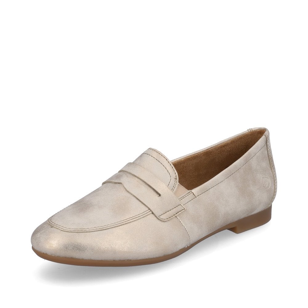 Slip On Rieker Remonte D0K02-60 Beige Femme | WON-7248498