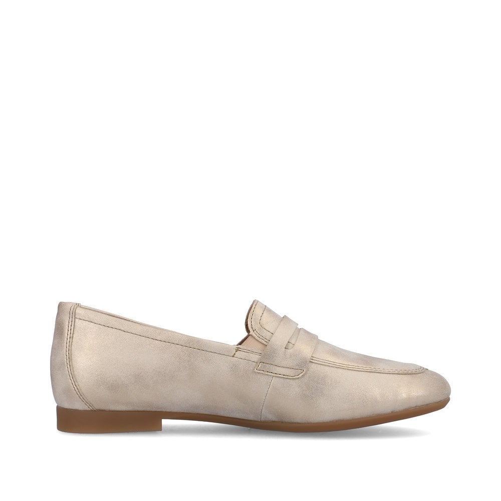 Slip On Rieker Remonte D0K02-60 Beige Femme | WON-7248498