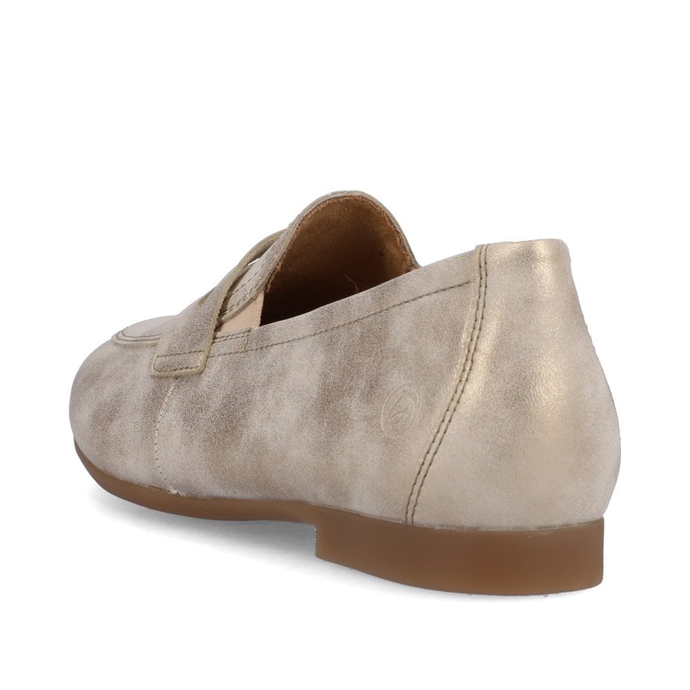 Slip On Rieker Remonte D0K02-60 Beige Femme | WON-7248498