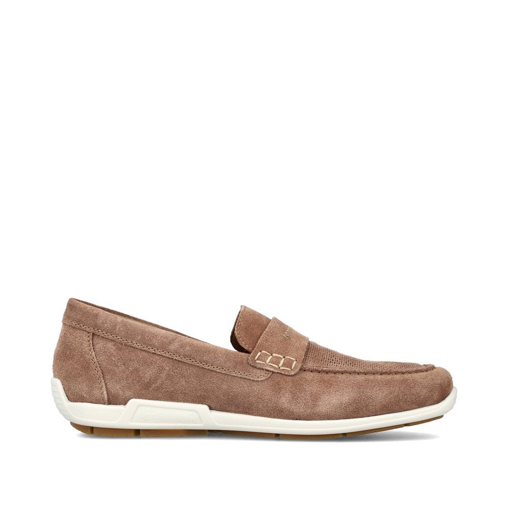 Slip On Rieker 09050-64 Beige Homme | ZQM-1608919