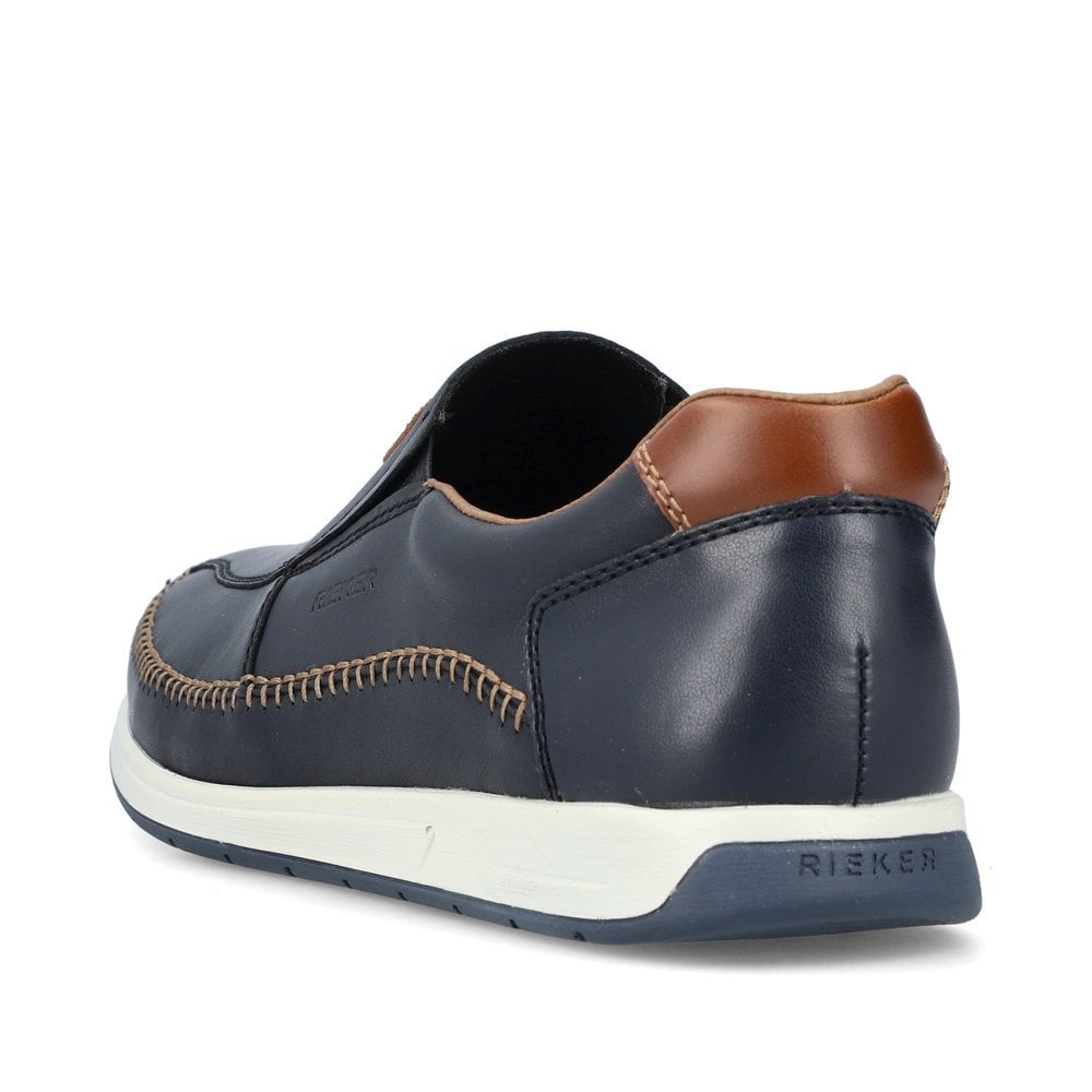 Slip On Rieker 11962-14 Bleu Homme | IKN-1142560