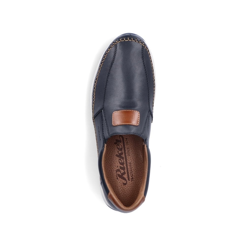 Slip On Rieker 11962-14 Bleu Homme | IKN-1142560