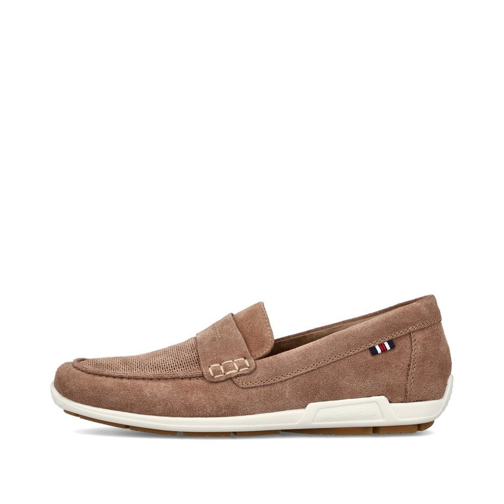 Slip On Rieker 09050-64 Beige Homme | ZQM-1608919