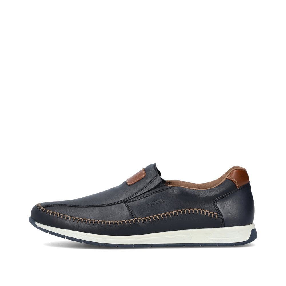 Slip On Rieker 11962-14 Bleu Homme | IKN-1142560