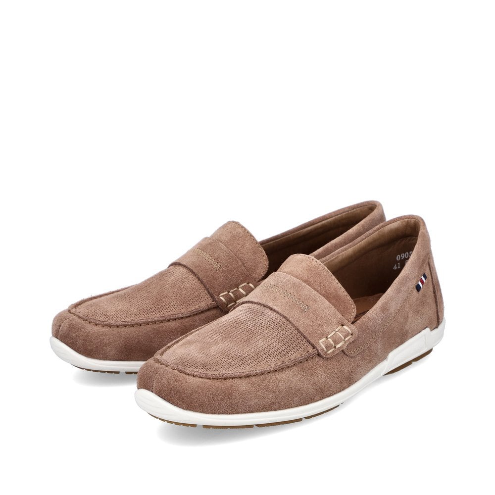 Slip On Rieker 09050-64 Beige Homme | ZQM-1608919