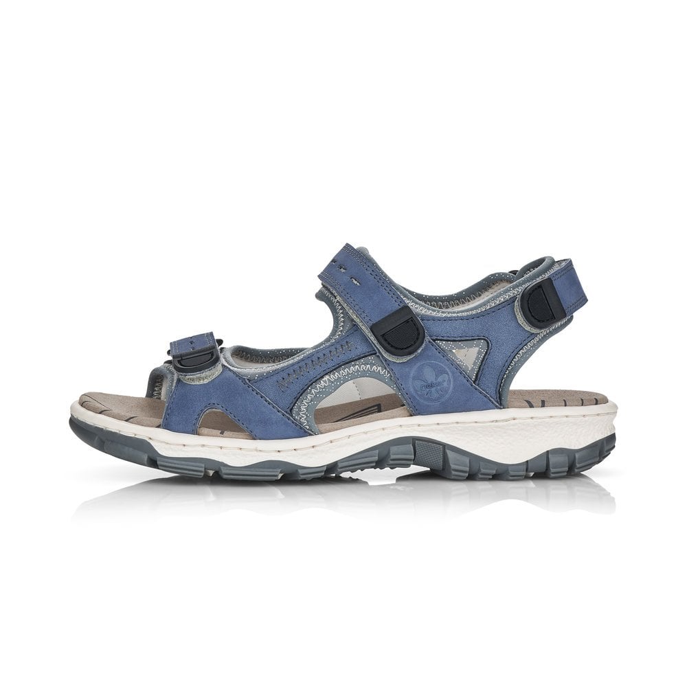 Sandales de Marche Rieker 68874-14 Bleu Femme | HHR-9966788