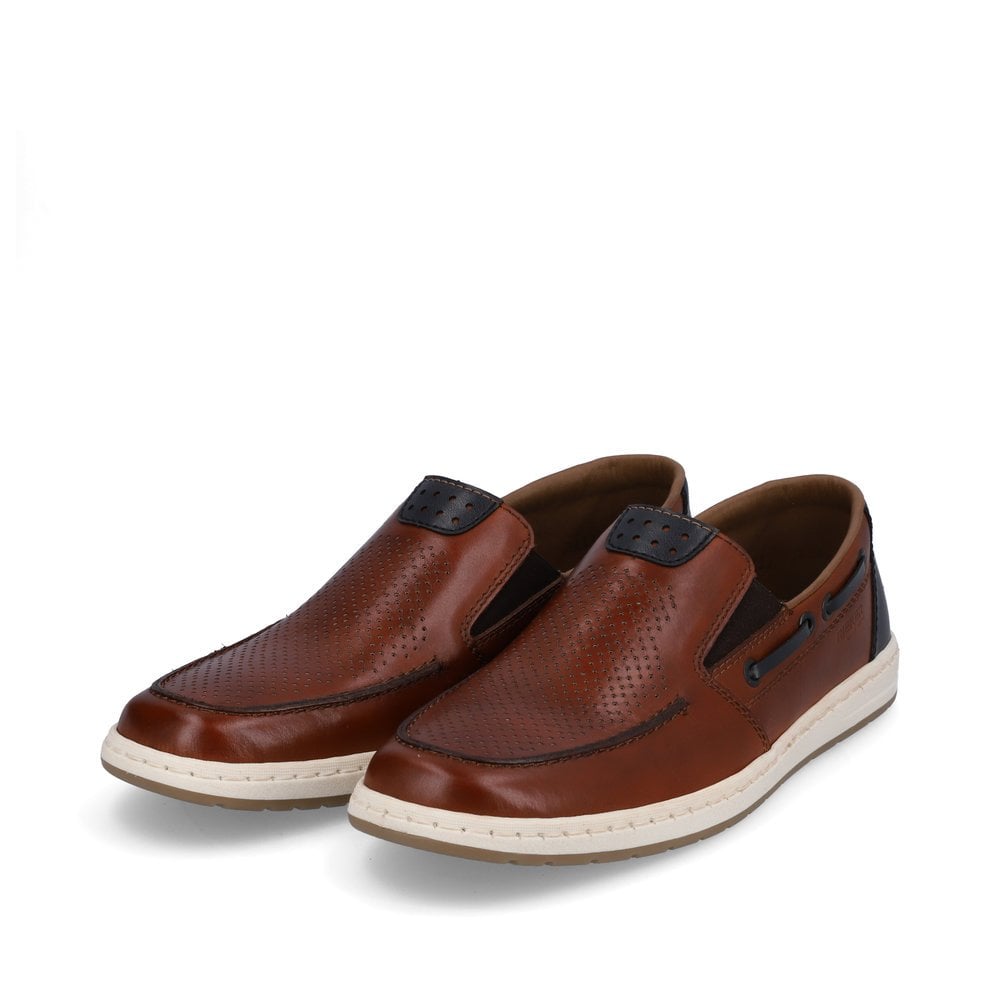 Slip On Rieker 18266-24 Marron Homme | VMY-5933683