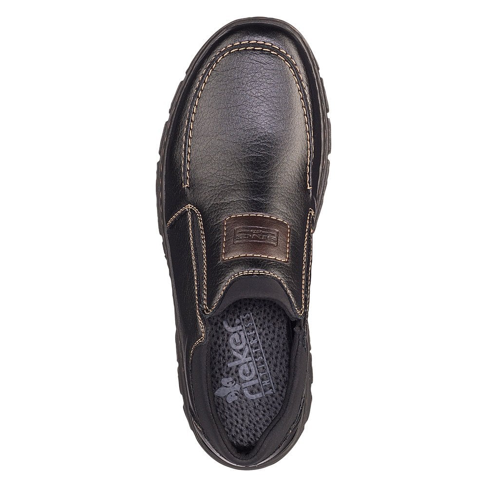 Slip On Rieker 19961-03 Noir Homme | VVH-2505286