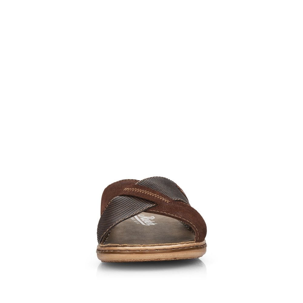 Pantoufles Rieker 21063-20 Marron Homme | BHG-5492444